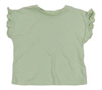 Světlezelené tričko s volánky George