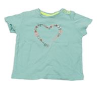 Mátové tričko se srdíčkem S. Oliver