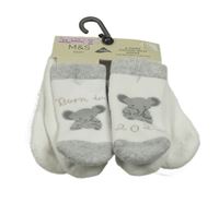 Nové - 4x - Teplé ponožky M&S vel. 17