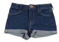 Modré teplákové riflové kraťasy H&M