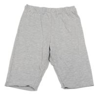 Šedé melírované legínové kraťasy H&M