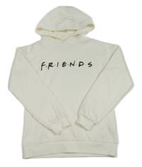 Smetanová mikina s nápisem a kapucí - Friends Primark