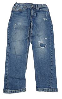 Modré rifle s prošoupáním Zara