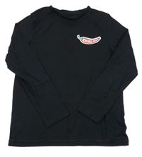 Černé triko s chilli papričkou George