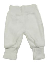 Bílé chlupaté tepláky Ergee