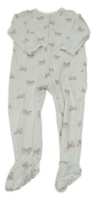 Bílý overal s mašlemi