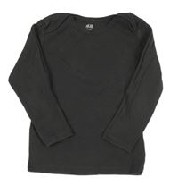 Antracitové triko H&M