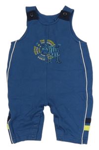 Tmavomodré laclové tepláky se zebrou Adams