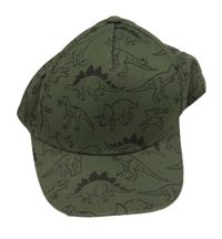 Khaki kšiltovka s dinosaury H&M