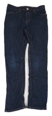 Tmavomodré skinny fit rifle H&M