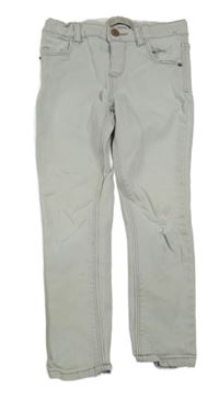 Světlešedé skinny rifle Zara