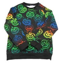 Antracitovo-barevná mikina s dýněmi George