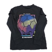 Černé triko s míčem Next