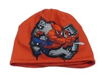 Červená čepice se Spidermanem 