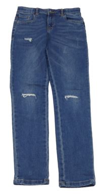 Modré skinny rifle s prošoupáním Denim Co.