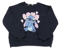 Tmavomodrá mikina se Stitchem H&M