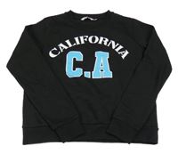 Černá mikina s nápisem 