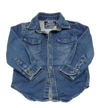 Tmavomodrá riflová tepláková bunda Rebel