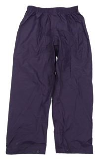 Tmavofialové šusťákové funkční kalhoty Mountain Warehouse