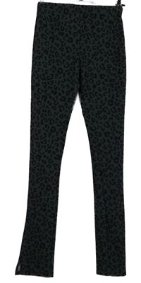 Dámské šedo-černé vzorované legíny Zara 