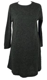 Dámské tmavošedé svetrové šaty Shein 