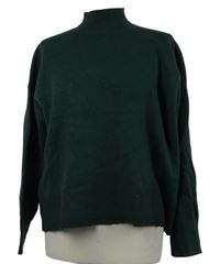 Dámský tmavozelený svetr s rolákem Primark