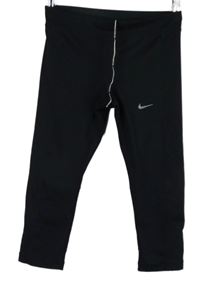Dámské černé sportovní funkční capri legíny Nike 