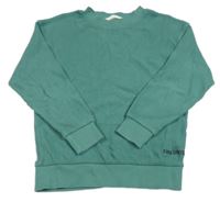 Zelený vzorovaný svetr H&M