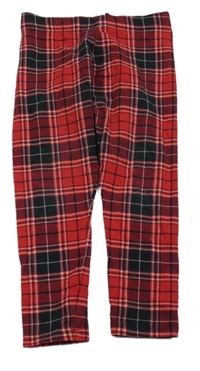 Červeno-černo-bílé kostkované legíny zn. Next