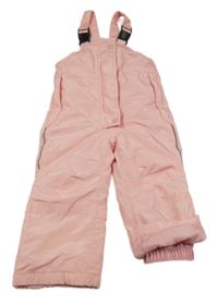 Světlerůžové šusťákové laclové oteplovačky Impidimpi