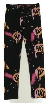 Černé legíny s obrázky George