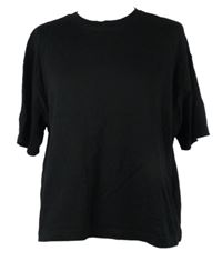 Dámské černé oversized tričko Primark