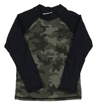 Černo-army UV triko 