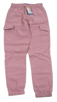 Nové - Růžové cargo cuff kalhoty REDTAPE