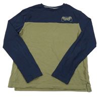 Tmavomodro-khaki triko s ovladače M&S