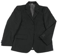 Černé proužkované sako C&A