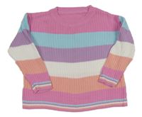 Barevný pruhovaný svetr Nutmeg