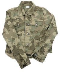 Béžovo-khaki army riflová crop bunda F&F