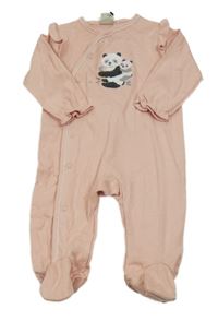 Broskvový overal s pandami John Lewis