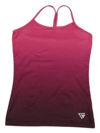 Růžovo-lilkový sportovní top Tchibo