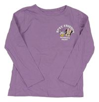 Lila triko s Minnií a Daisy Sinsay