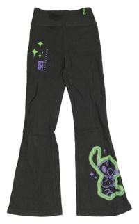 Šedé žebrované flare tepláky se Stitchem Primark