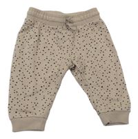 Béžové puntíkaté tepláky H&M