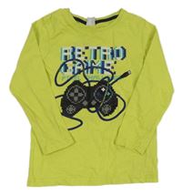 Limetkové triko s ovladačem Kiki&Koko