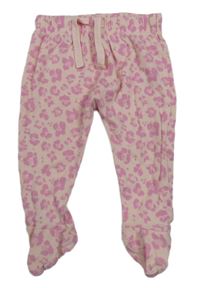 Světlerůžovo-růžové vzorované polodupky George