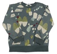 Břidlicová vzorovaná mikina H&M