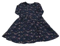 Tmavomodré šaty s hvězdičkami H&M