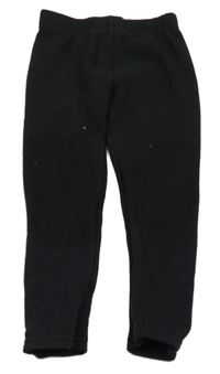 Černé teplákové zateplené legíny St. Bernard