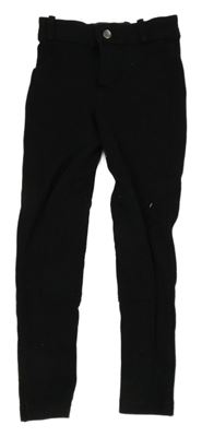 Černé funkční tregínové jezdecké kalhoty FOuganza