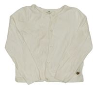 Smetanový propínací svetr H&M